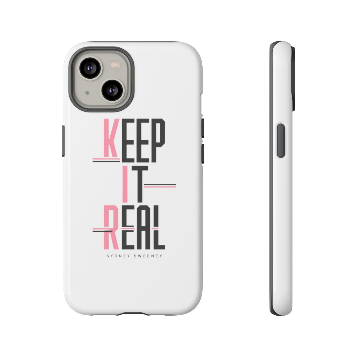 Sydney Sweeney "Keep It Real" Phone Case - alternate angle 3, merchandise