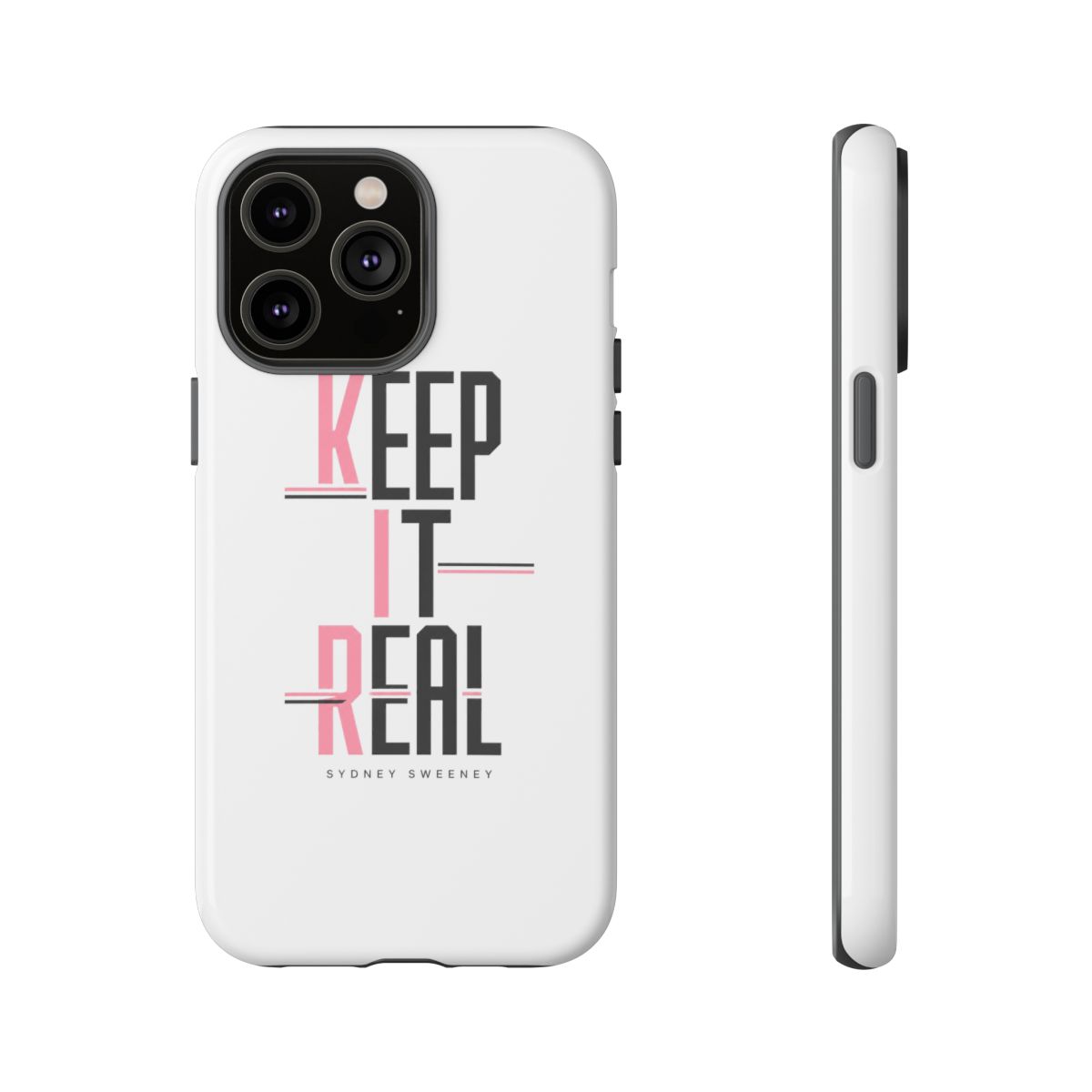 Sydney Sweeney "Keep It Real" Phone Case - alternate angle 5, merchandise