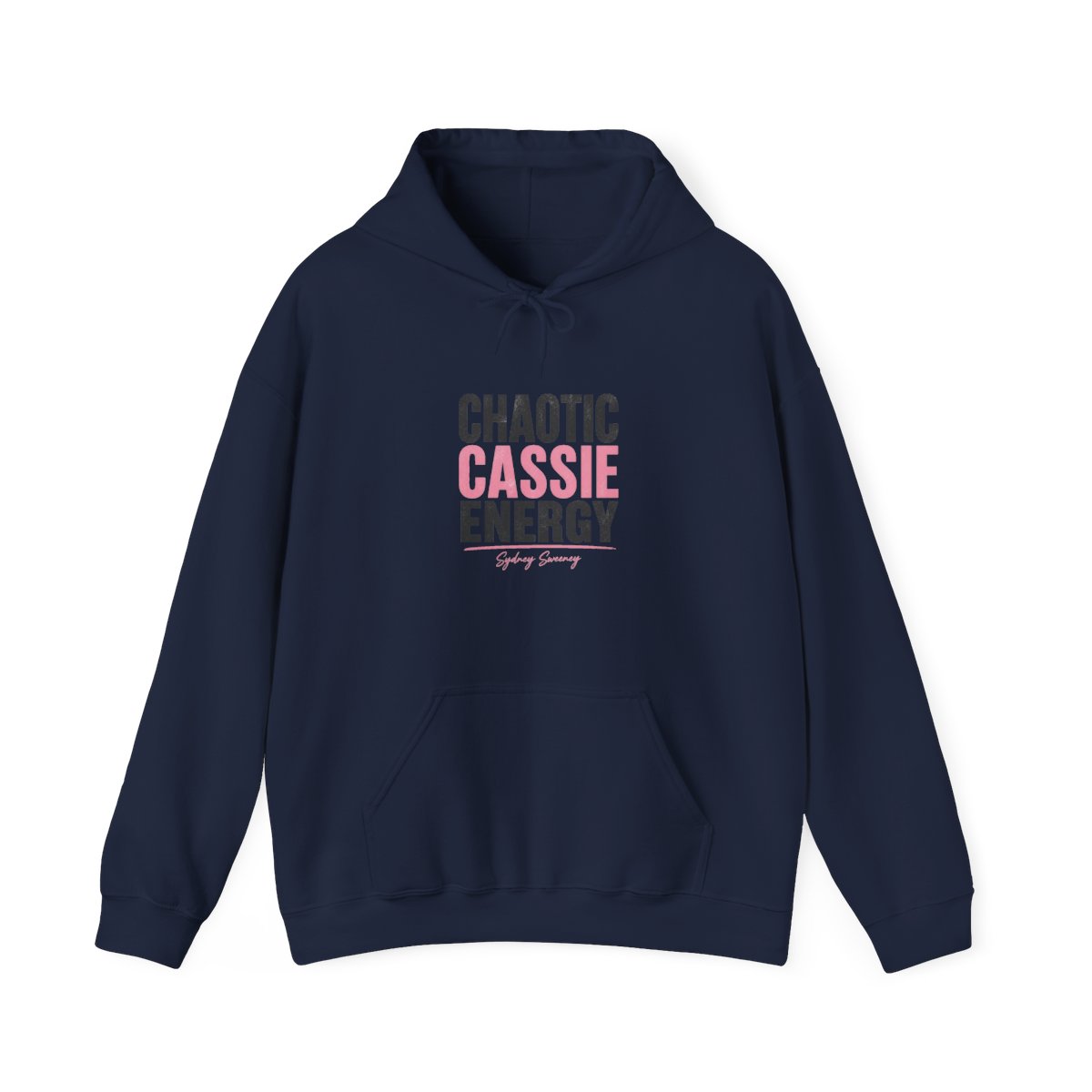 Sydney Sweeney "CHAOTIC CASSIE ENERGY" Hoodie - alternate angle 3, merchandise