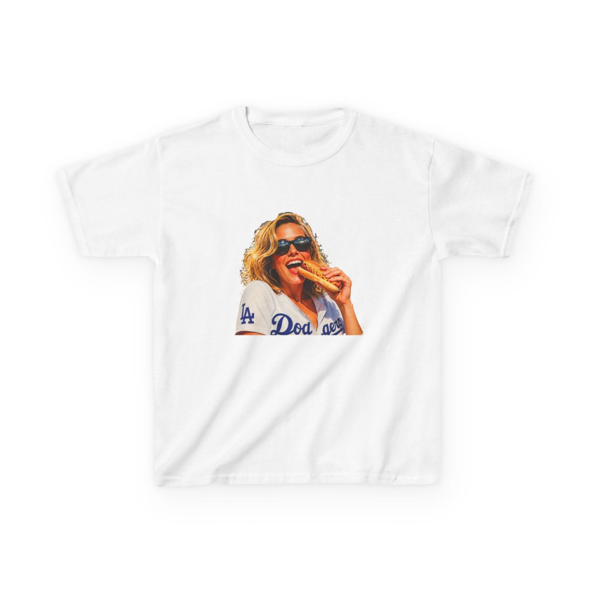 Retro Sydney Sweeney Sho-Time World Series Baseball Kids T-Shirt