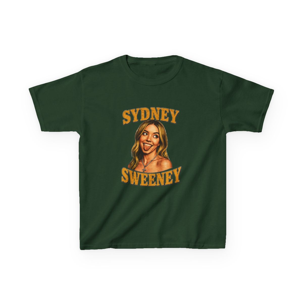 Sydney Sweeney Retro Kids T-Shirt — official Sydney Sweeney T-Shirts