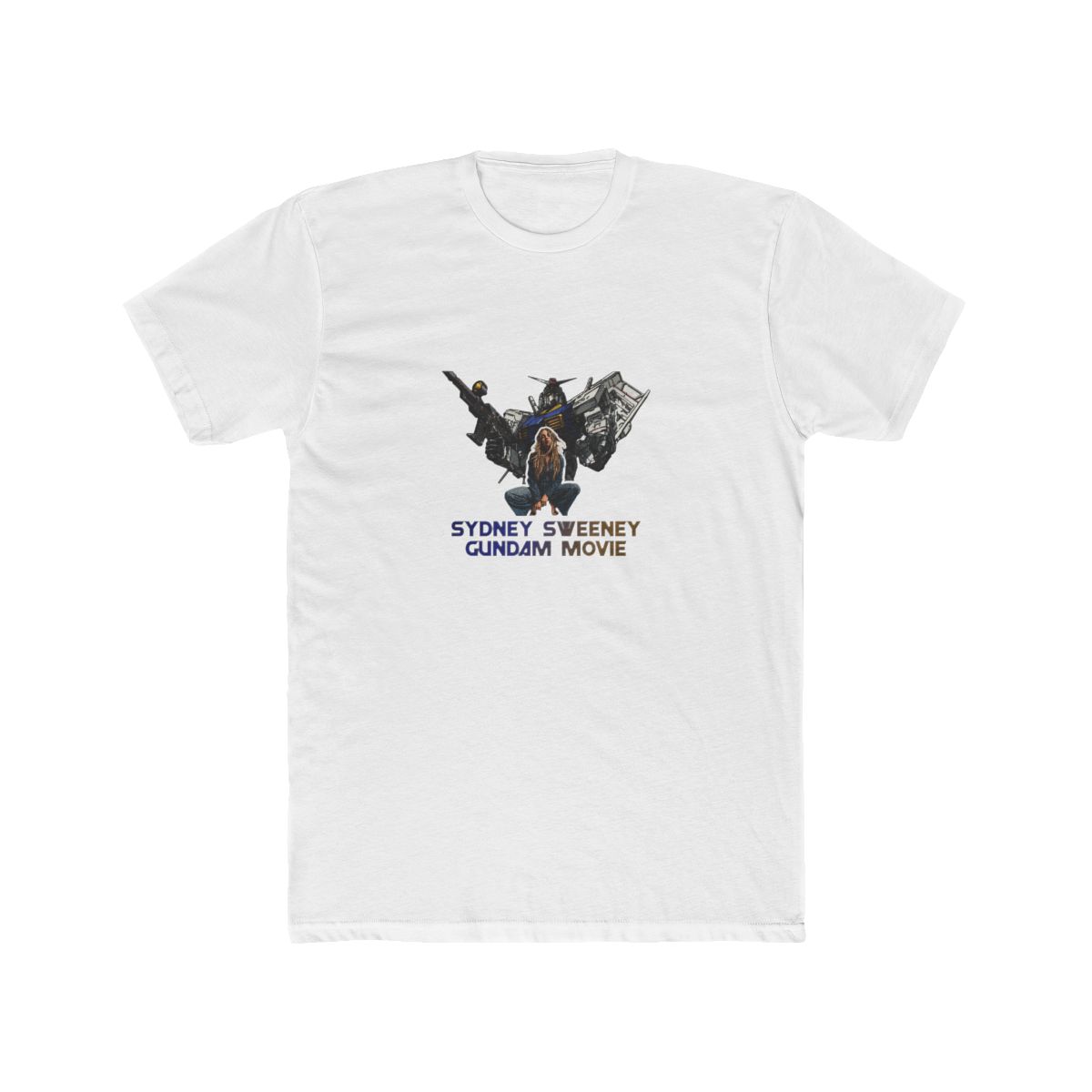 Sydney Sweeney Gundam Movie T Shirt - alternate angle 2, merchandise