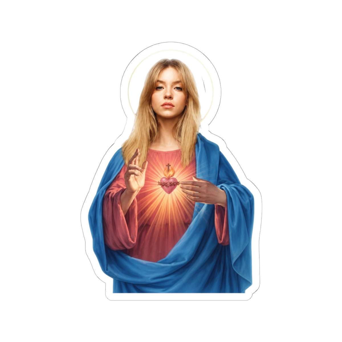 Holy Mary Sydney Sweeney Sticker